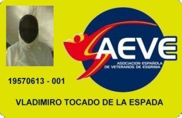 Carnet AEVE frente Carnet AEVE frente