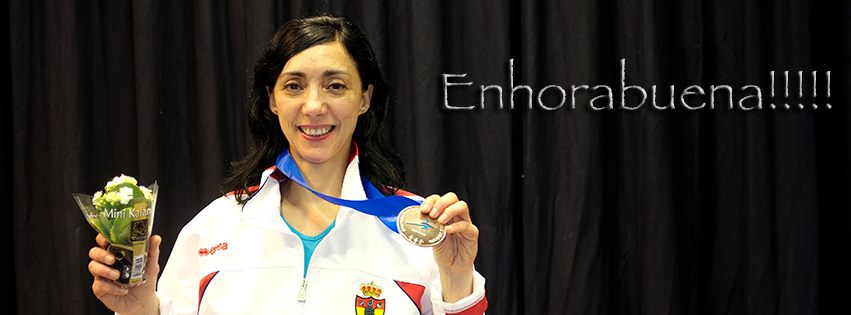 Mª José Padura plata en Terni